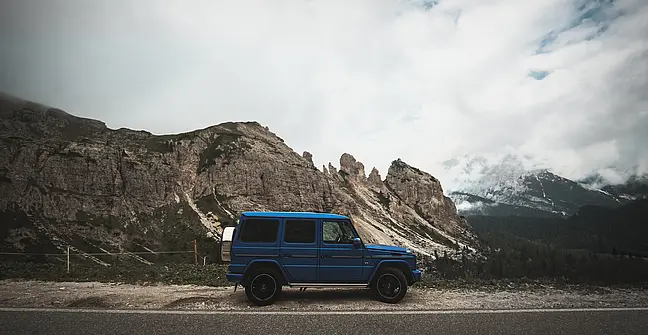 Landscape with Auto