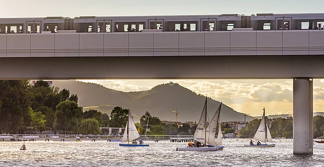 Neue Donau Ubahn Brücke