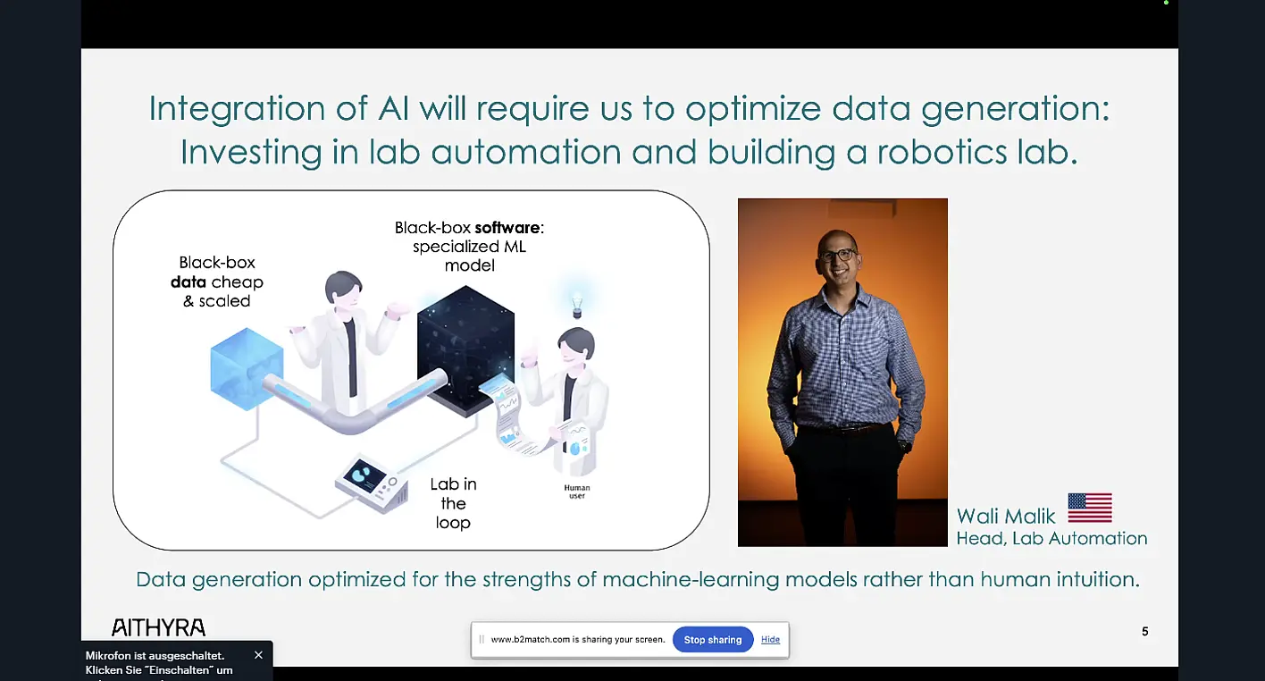 Presentation by AITHYRA on “Using AI to Drive Biological Discoveries”