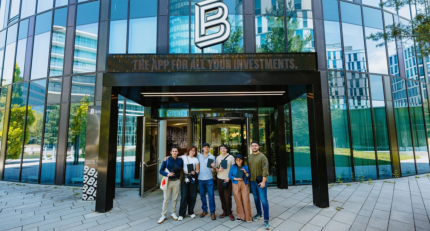 Besuch beim Unternehmen Bitpanda.