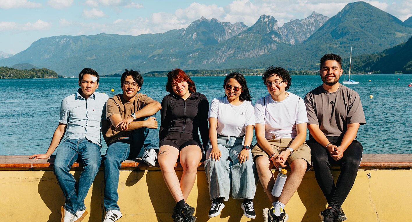 Am letzten Tag ihrer Reise fuhr die Gruppe zum Wolfgangsee.