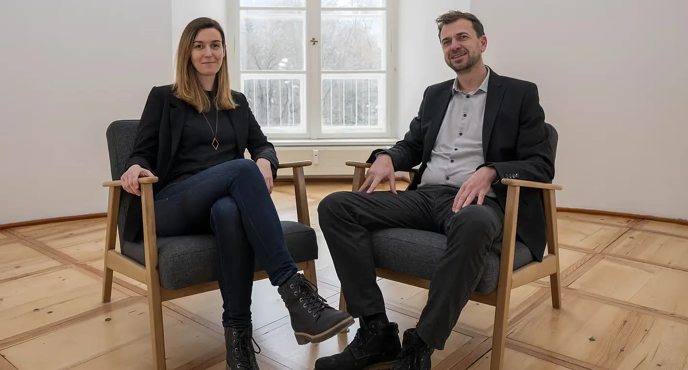 ParityQC Co-CEOs Magdalena Hauser and Wolfgang Lechner