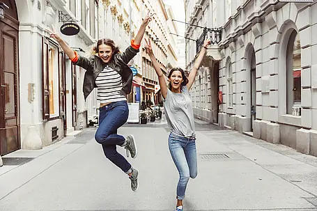 Wien Innenstadt junge Personen